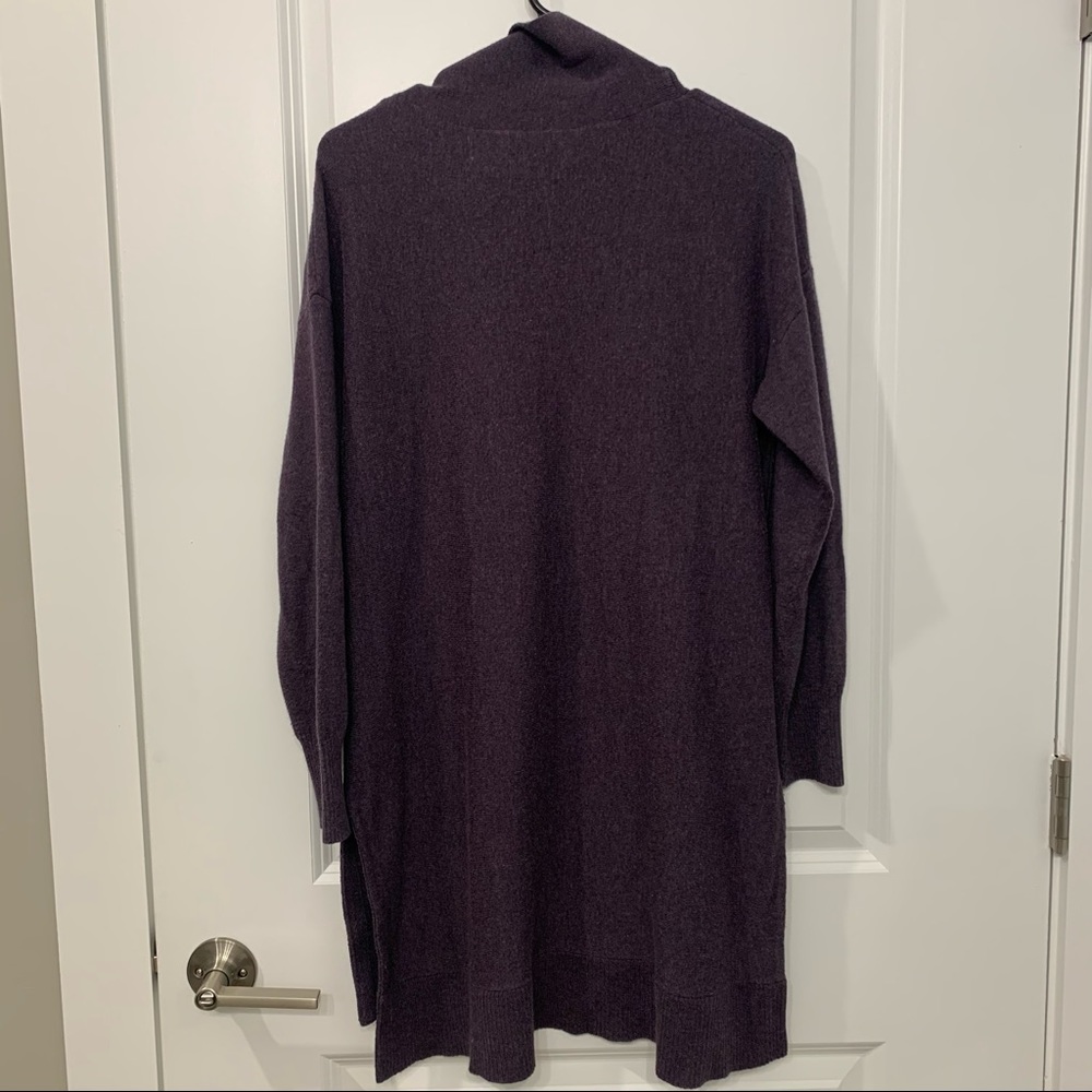 ‼️FINAL SALE‼️ Soft Surroundings Plum Purple Sweater Dress/Tunic - Size Medium - Picture 2 of 6